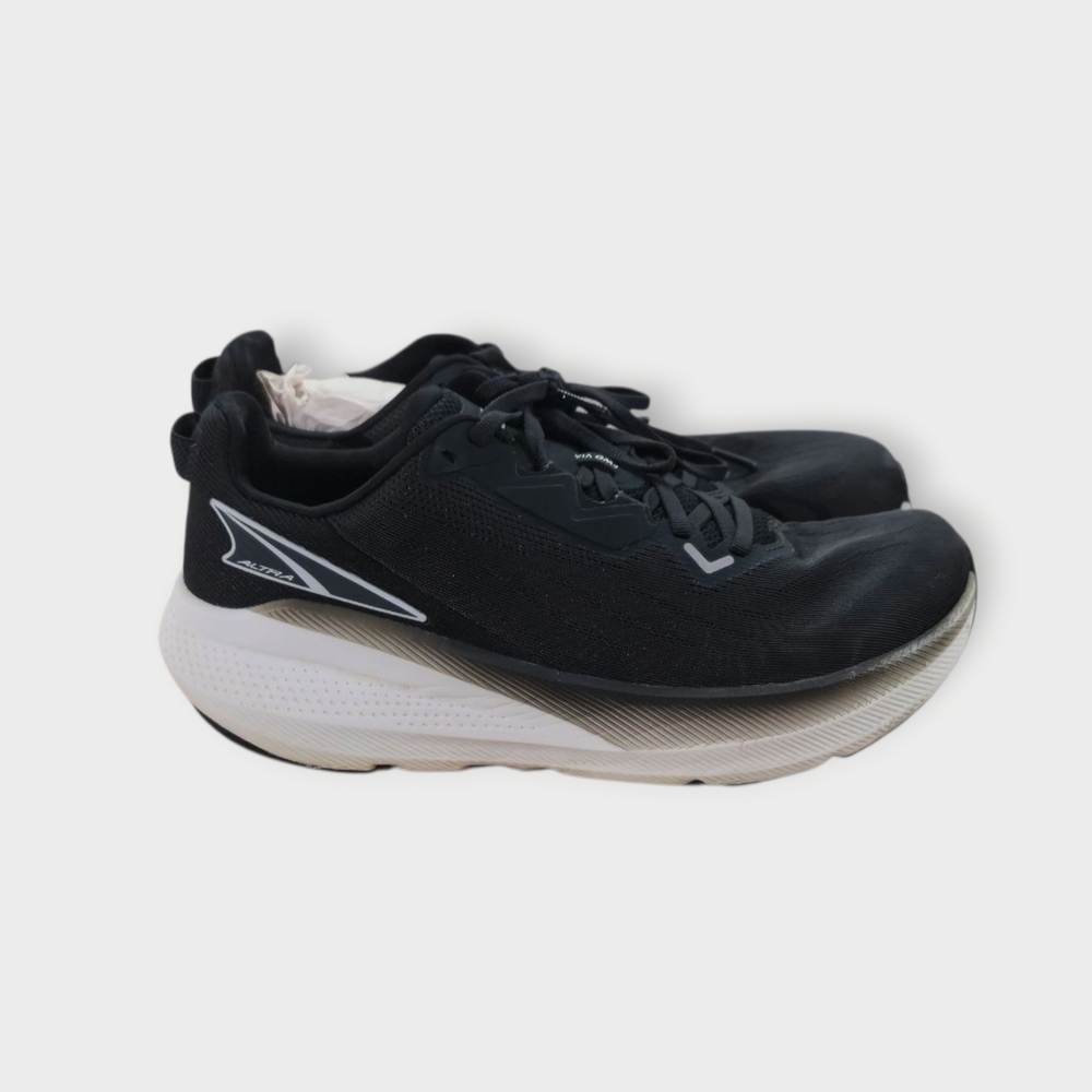 Altra FWD Via Men's Size 10 Black White Athletic Footshaped Road Running Shoes